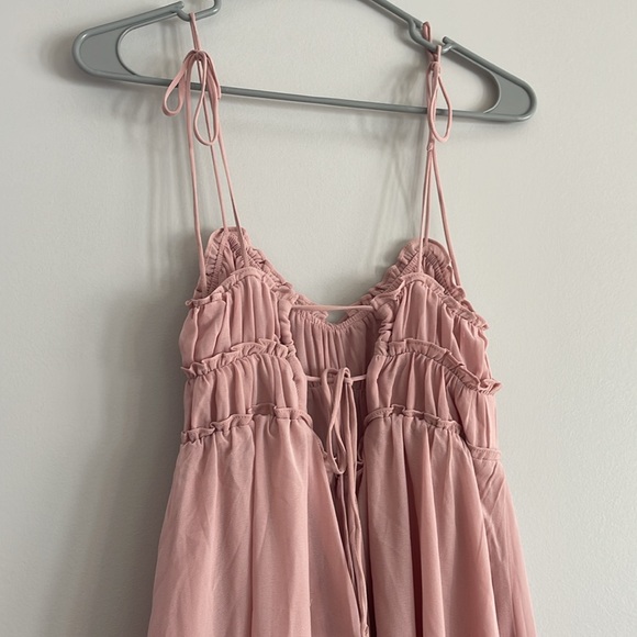 NWT OPT One Pretty Thing Gigi Ruffle Chiffon Dress XS - Picture 8 of 13